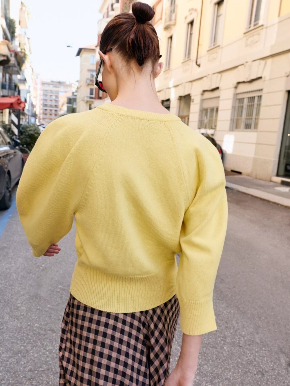 ZARA PUFF SLEEVE KNIT JUMPER - Picture 3 of 9